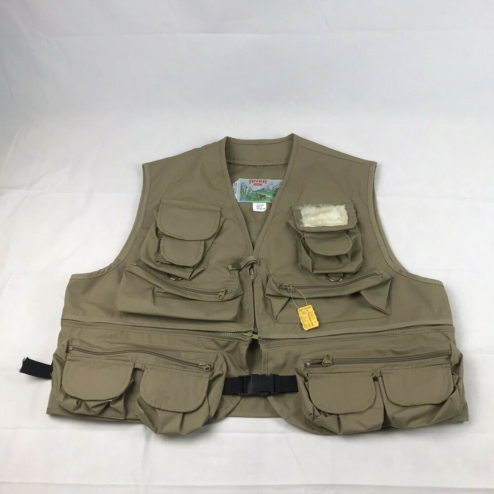 Vintage 90’s River Run Frying Pan Hunting Fishing Field Vest Size‎ L